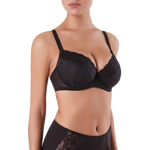 Sensuelle RB2023 biustonosz push-up, Kolor czarny, Rozmiar 70C, Conte ze sklepu Intymna w kategorii Biustonosze - zdjęcie 184116459