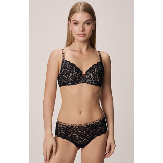 Figi damskie typu brief Leo TP1135, Kolor czarny, Rozmiar S, Conte ze sklepu Intymna w kategorii Majtki damskie - zdjęcie 184116605