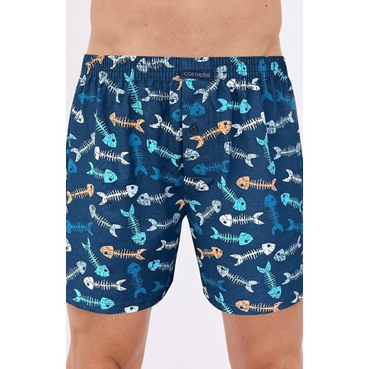 Luźne bokserki męskie Classic 001/171, Kolor jeans-wzór, Rozmiar S, Cornette ze sklepu Intymna w kategorii Majtki męskie - zdjęcie 184116678