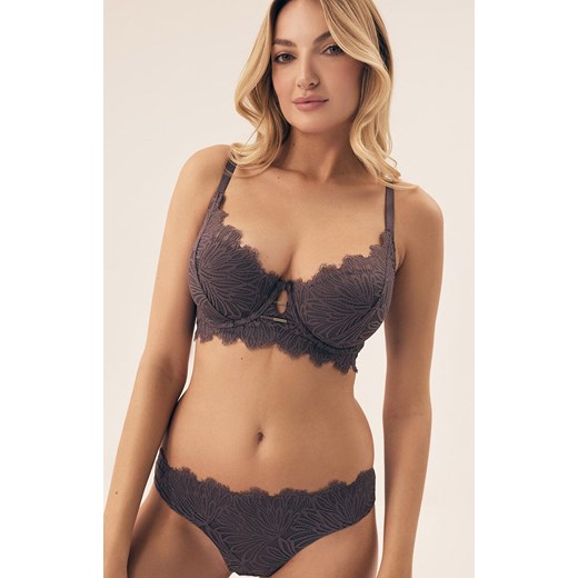 Esotiq figi damskie koronkowe Sapphire 42371-90X, Kolor szary, Rozmiar L, Esotiq ze sklepu Intymna w kategorii Majtki damskie - zdjęcie 184120287
