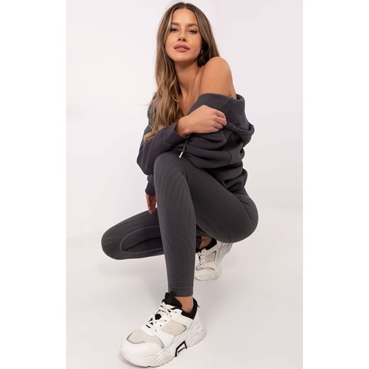 Modelujące legginsy push-up ciemnoszare NM-LG-NOU009.39, Kolor ciemnoszary, Rozmiar M/L, Trendy.ING ze sklepu Intymna w kategorii Spodnie damskie - zdjęcie 184123238