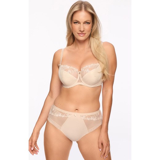 Gaia biustonosz półusztywaniny semi-soft beżowy Paris Art.1302, Kolor beżowy, Rozmiar 80B, Gaia ze sklepu Intymna w kategorii Biustonosze - zdjęcie 184124967