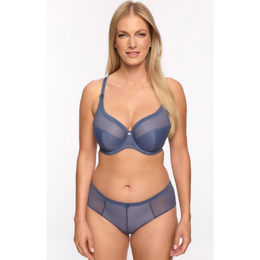 Gaia biustonosz półusztywniany semi-soft jeans Sonia Art.1058, Kolor jeans, Rozmiar 100B, Gaia ze sklepu Intymna w kategorii Biustonosze - zdjęcie 184124985