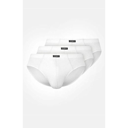 3-pack Bawełniane slipy męskie białe Classic 1446-K121_, Kolor biały, Rozmiar L, Henderson ze sklepu Intymna w kategorii Majtki męskie - zdjęcie 184126286