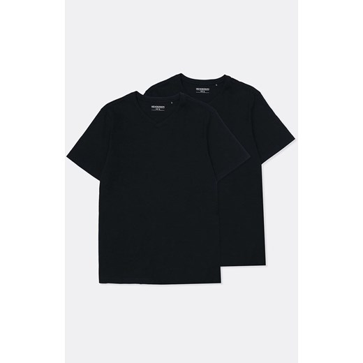 Henderson 2-pack czarny t-shirt męski Actual 41639-99X, Kolor czarny, Rozmiar XL, Henderson ze sklepu Intymna w kategorii T-shirty męskie - zdjęcie 184126327