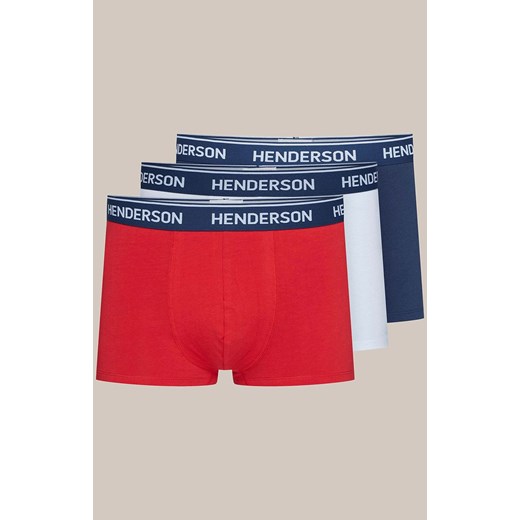 3-pack bokserki męskie Kane 41959-MLC, Kolor czerwono-biało-granatowy, Rozmiar XXL, Henderson ze sklepu Intymna w kategorii Majtki męskie - zdjęcie 184126615