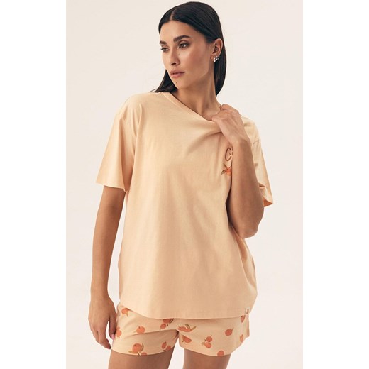 Henderson krótka piżama damska Naranja 42684-24X, Kolor jasnopomarańczowy, Rozmiar 2XL, Henderson ze sklepu Intymna w kategorii Piżamy damskie - zdjęcie 184127126