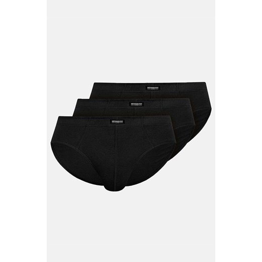 3-pack Bawełniane slipy męskie czarne Classic 1446-K122_, Kolor czarny, Rozmiar L, Henderson ze sklepu Intymna w kategorii Majtki męskie - zdjęcie 184127179