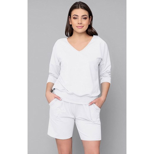 Karina komplet damski 3/4+kr., Kolor biały, Rozmiar XXL, Italian Fashion ze sklepu Intymna w kategorii Piżamy damskie - zdjęcie 184128748