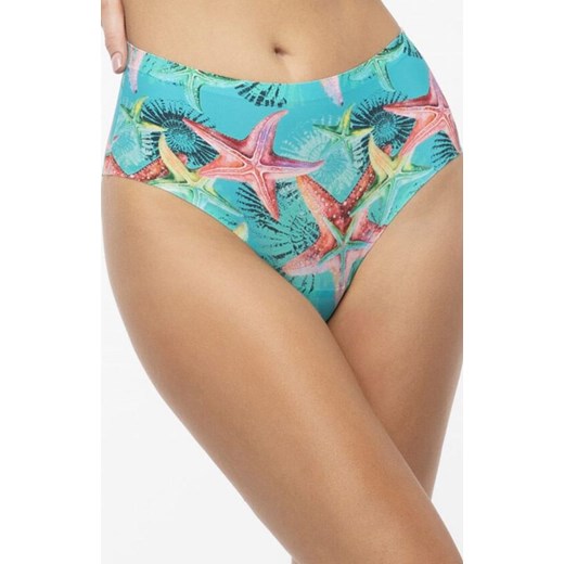 Julimex figi damskie Sea Stars Simple Brasil Maxi, Kolor turkusowy-wzór, Rozmiar 2XL, Julimex ze sklepu Intymna w kategorii Majtki damskie - zdjęcie 184130976