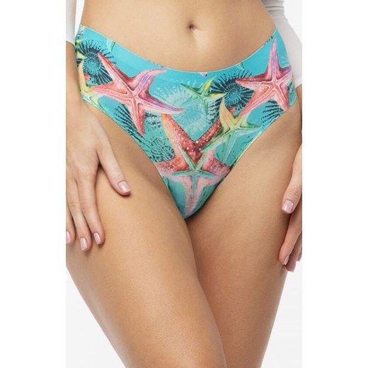 Julimex figi damskie Sea Stars Simple Classic, Kolor turkusowy-wzór, Rozmiar L, Julimex ze sklepu Intymna w kategorii Majtki damskie - zdjęcie 184130978