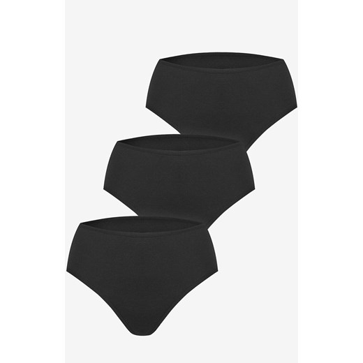 3-pack figi damskie bawełniane o pełnym kroju czarne K2131, Kolor czarny, Rozmiar S, Kappa ze sklepu Intymna w kategorii Majtki damskie - zdjęcie 184131159