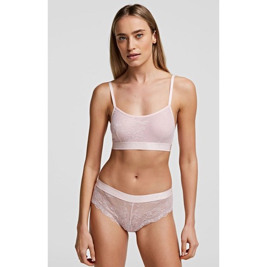 Karl Lagerfeld biustonosz soft Lace 211W2112, Kolor różowy, Rozmiar S, Karl Lagerfeld ze sklepu Intymna w kategorii Biustonosze - zdjęcie 184131206