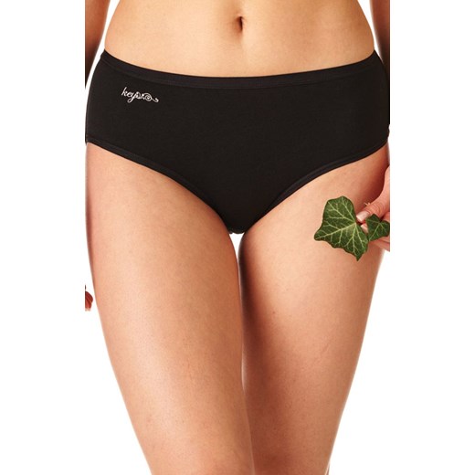 2-pack klasyczne figi damskie czarne LPC 010, Kolor czarny, Rozmiar XL, Key Key XL Intymna
