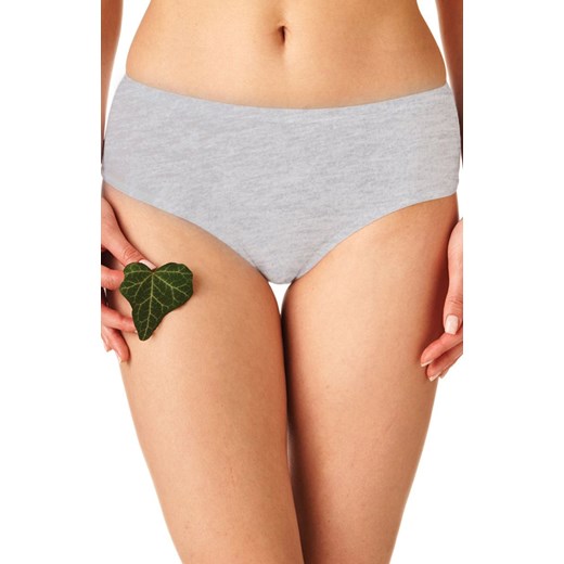 2-pack klasyczne figi damskie szare LPC 010, Kolor szary, Rozmiar M, Key ze sklepu Intymna w kategorii Majtki damskie - zdjęcie 184131587