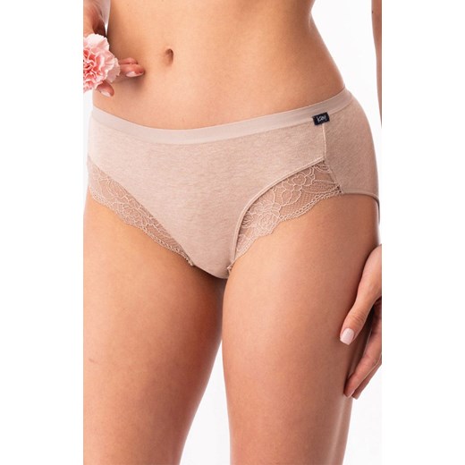 2-pack klasyczne figi damskie LPC 200, Kolor beżowo-brązowy, Rozmiar S, Key ze sklepu Intymna w kategorii Majtki damskie - zdjęcie 184131596