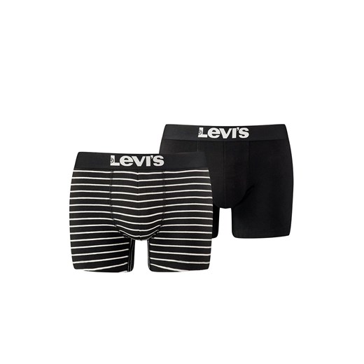 Levis 2-pack bawełnianych bokserek męskich 905011001, Kolor czarny, Rozmiar S, Levis ze sklepu Intymna w kategorii Majtki męskie - zdjęcie 184133336