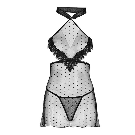 Manirtam koszulka i stringi, Kolor czarny, Rozmiar S/M, LivCo Corsetti Fashion ze sklepu Intymna w kategorii Koszule nocne - zdjęcie 184133659
