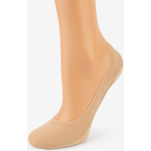 Marilyn beżowe stopki damskie Fitness Silicone, Kolor beżowy, Rozmiar 35-37, Marilyn ze sklepu Intymna w kategorii Skarpetki damskie - zdjęcie 184135328