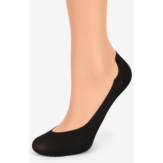 Marilyn 2-pak stopki damskie czarne z silikonem Comfort Low, Kolor czarny, Rozmiar 35-37, Marilyn ze sklepu Intymna w kategorii Skarpetki damskie - zdjęcie 184135387