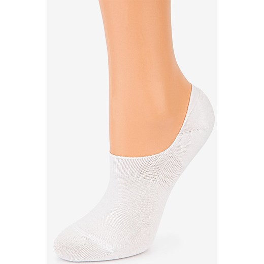 Marilyn 2-pack stopki damskie z silikonem białe Silicon, Kolor biały, Rozmiar 35-38, Marilyn ze sklepu Intymna w kategorii Skarpetki damskie - zdjęcie 184135459