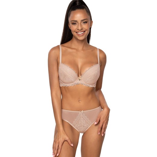 Biustonosz push-up beżowy Estelle M-0198/11/2, Kolor beżowy, Rozmiar 85B, Mat ze sklepu Intymna w kategorii Biustonosze - zdjęcie 184136255