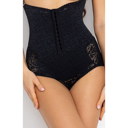 Czarny gorset połączony z figami Super Talia New, Kolor czarny, Rozmiar 3XL, Mitex ze sklepu Intymna w kategorii Majtki damskie - zdjęcie 184137676
