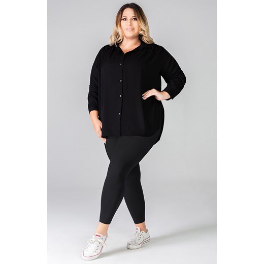 Luiza 120 DEN 3D legginsy damskie, Kolor czarny (onyx), Rozmiar 5, Mona Queen Size ze sklepu Intymna w kategorii Spodnie damskie - zdjęcie 184139299