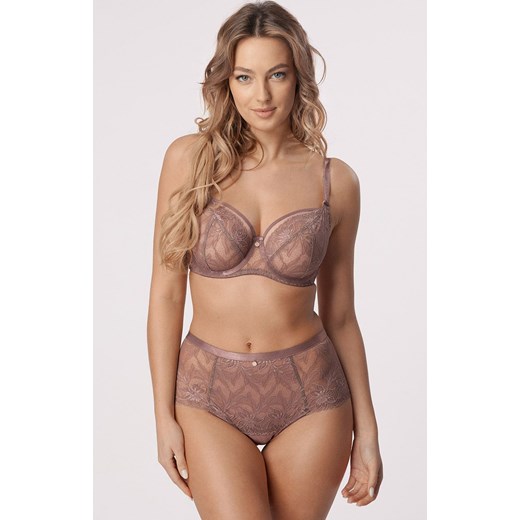 Biustonosz miękki soft mocca Rebecca, Kolor mocca, Rozmiar 65F, Mefemi ze sklepu Intymna w kategorii Biustonosze - zdjęcie 184140236
