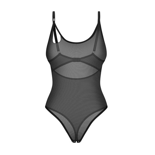 Exquisite czarne otwarte body damskie MP Black by Obsessive, Kolor czarny, Rozmiar S/M, Exquisite ze sklepu Intymna w kategorii Body damskie - zdjęcie 184141425