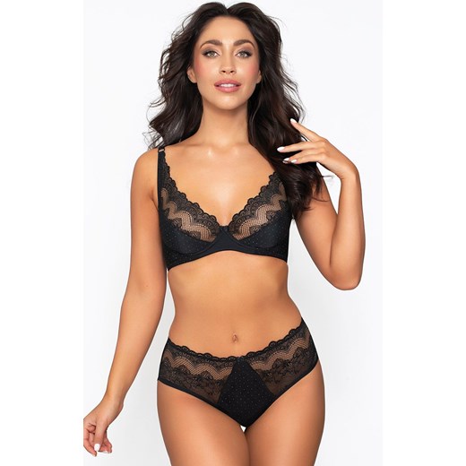 Sophia czarny biustonosz miękki soft, Kolor czarny, Rozmiar 65C, PariPari Lingerie ze sklepu Intymna w kategorii Biustonosze - zdjęcie 184143489