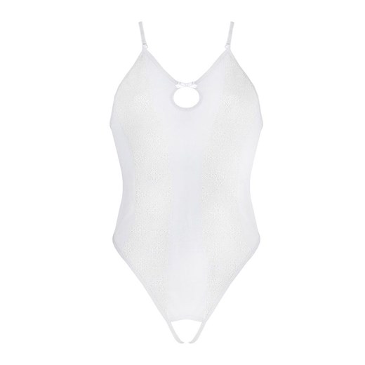 Zmysłowe białe body damskie Adelina, Kolor biały, Rozmiar S/M, Avanua ze sklepu Intymna w kategorii Body damskie - zdjęcie 184143575