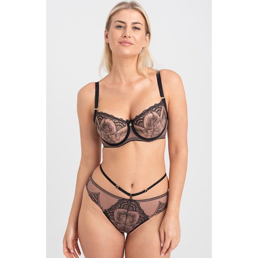 Samanta stringi damskie Pepper C300, Kolor czarny, Rozmiar L, Samanta ze sklepu Intymna w kategorii Majtki damskie - zdjęcie 184145659