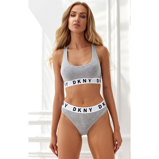 DKNY bawełniany biustonosz top DK4519, Kolor szary, Rozmiar S, DKNY ze sklepu Intymna w kategorii Biustonosze - zdjęcie 184147587