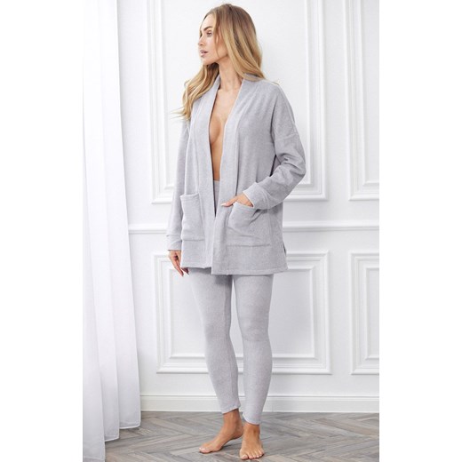 DKNY piżama damska/dres z długimi rękawami i długimi nogawkami YI2022595, Kolor szary, Rozmiar XS, DKNY ze sklepu Intymna w kategorii Piżamy damskie - zdjęcie 184148335