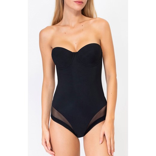 Sielei modelujące body damskie czarne EVERYBODY 1852, Kolor czarny, Rozmiar 75B, Sielei ze sklepu Intymna w kategorii Bielizna wyszczuplająca - zdjęcie 184148427
