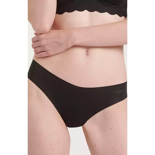 Sloggi stringi czarne dwupak Zero Microfibre 2.0 Hipstring 2P 10214636, Kolor czarny, Rozmiar M, Sloggi ze sklepu Intymna w kategorii Majtki damskie - zdjęcie 184148677