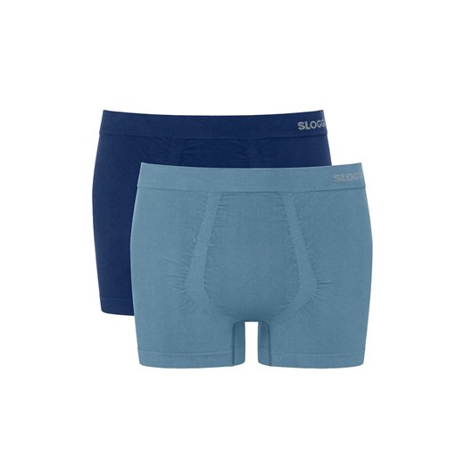 Sloggi 2-pak bokserki męskie GO Smooth Short 10219615-V003, Kolor multicolour, Rozmiar L, Sloggi ze sklepu Intymna w kategorii Majtki męskie - zdjęcie 184148797