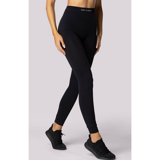 Damskie legginsy termoaktywne czarne Alpha, Kolor czarny, Rozmiar L, Spaio ze sklepu Intymna w kategorii Spodnie damskie - zdjęcie 184149018
