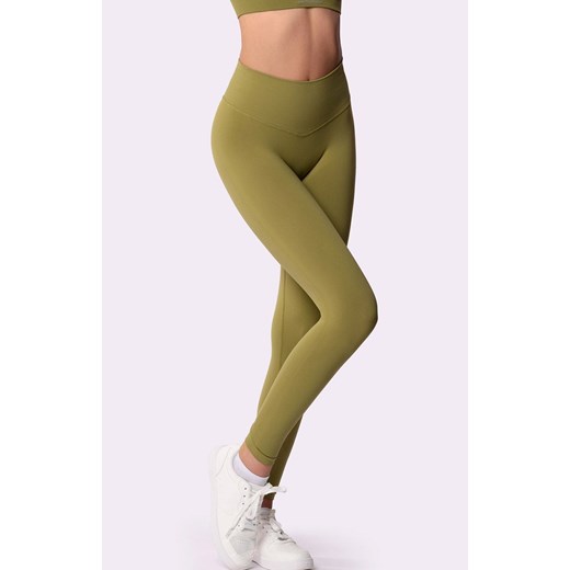 Legginsy sportowe oliwkowe Flex Innergy, Kolor oliwkowy, Rozmiar M, Spaio ze sklepu Intymna w kategorii Spodnie damskie - zdjęcie 184149098