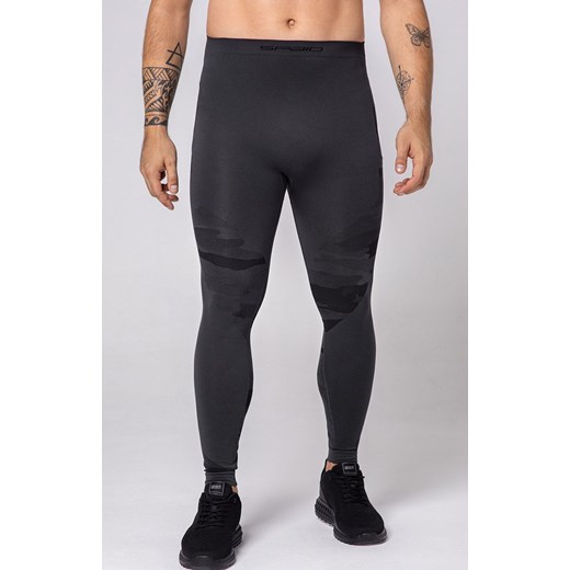 SPAIO TACTICAL legginsy męskie, Kolor szary, Rozmiar L, Spaio ze sklepu Intymna w kategorii Spodnie męskie - zdjęcie 184149117