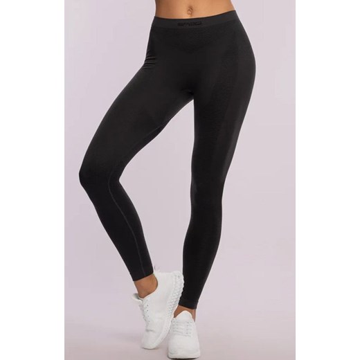 Damskie legginsy termoaktywne ciemnoszare Play, Kolor ciemnoszary, Rozmiar L, Spaio ze sklepu Intymna w kategorii Spodnie damskie - zdjęcie 184149149