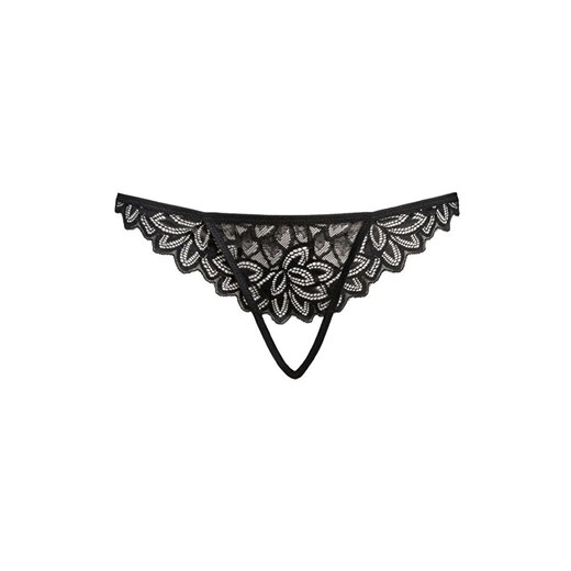 Stringi z otwartym krokiem Losi 3112, Kolor czarny, Rozmiar L/XL, Teyli ze sklepu Intymna w kategorii Majtki damskie - zdjęcie 184150349