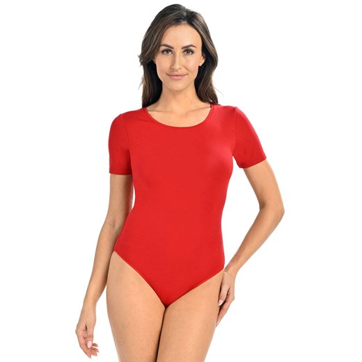 Shirty czerwone body damskie 2403, Kolor czerwony, Rozmiar 3XL, Teyli ze sklepu Intymna w kategorii Bluzki damskie - zdjęcie 184150417