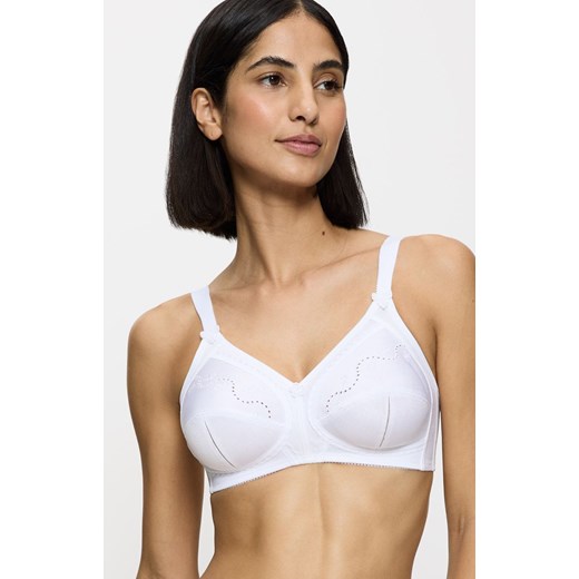 Triumph Doreen Plus Cotton 01 N biustonosz soft 10004928, Kolor biały, Rozmiar 80C, Triumph ze sklepu Intymna w kategorii Biustonosze - zdjęcie 184150548
