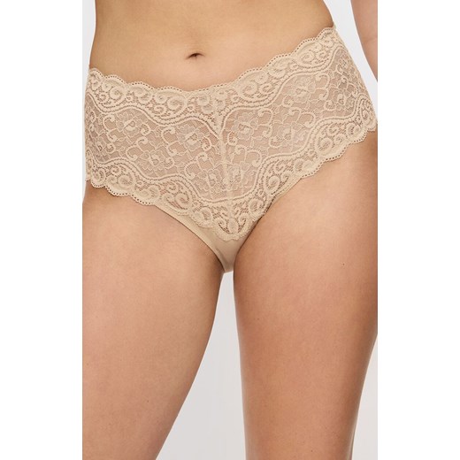Triumph koronkowe figi damskie Amourette Maxi 10210675-0026, Kolor cielisty, Rozmiar 36, Triumph ze sklepu Intymna w kategorii Majtki damskie - zdjęcie 184151428