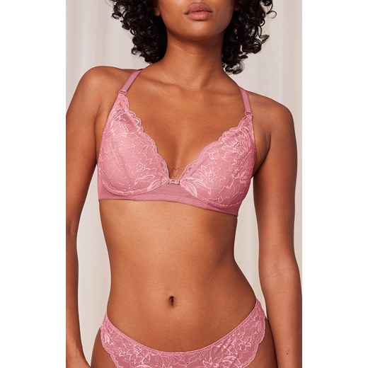 Triumph biustonosz usztywniany jasnoróżowy Amourette Charm 10217747, Kolor jasnoróżowy, Rozmiar 85D, Triumph ze sklepu Intymna w kategorii Biustonosze - zdjęcie 184152116