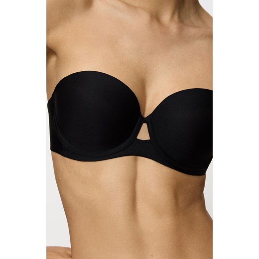 Triumph biustonosz usztywniany czarny Pure Micro WDP 10217872, Kolor czarny, Rozmiar 75A, Triumph ze sklepu Intymna w kategorii Biustonosze - zdjęcie 184152166