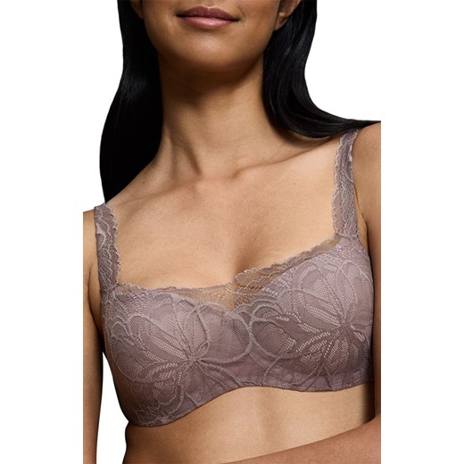 Triumph biustonosz usztywniany balconette Body Make-Up Illusion Lace 10219845-3091, Kolor gołębi, Rozmiar 85C, Triumph ze sklepu Intymna w kategorii Biustonosze - zdjęcie 184152427