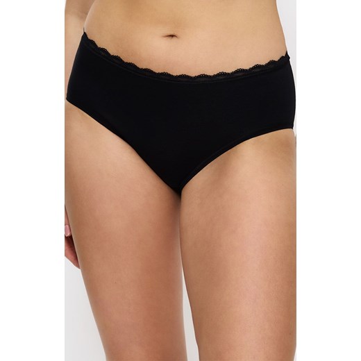 Triumph figi damskie Feel Of Cotton 10224959-0004, Kolor czarny, Rozmiar 38, Triumph ze sklepu Intymna w kategorii Majtki damskie - zdjęcie 184152858